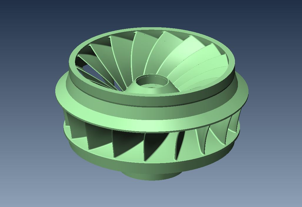 CAD Rodete Francis Reconstruido