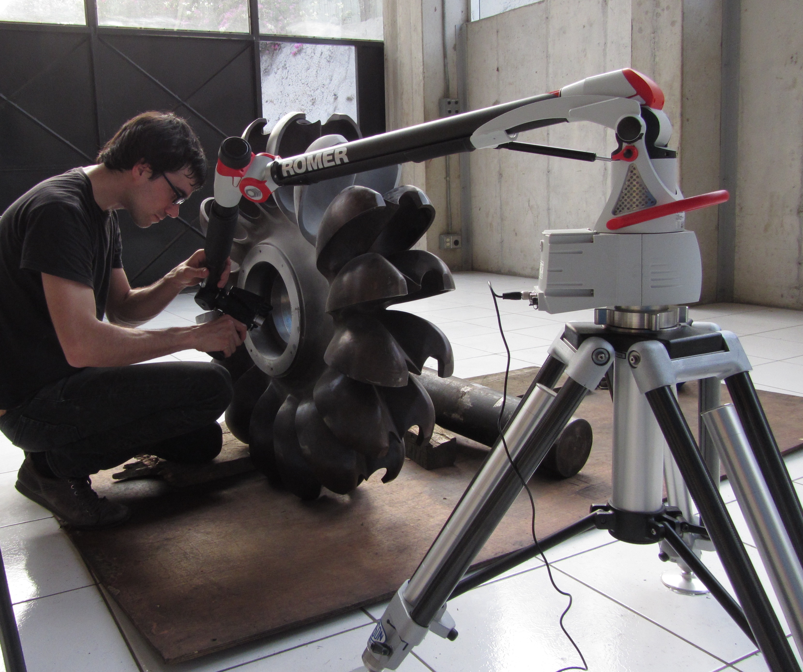 Digitalizando rodete pelton